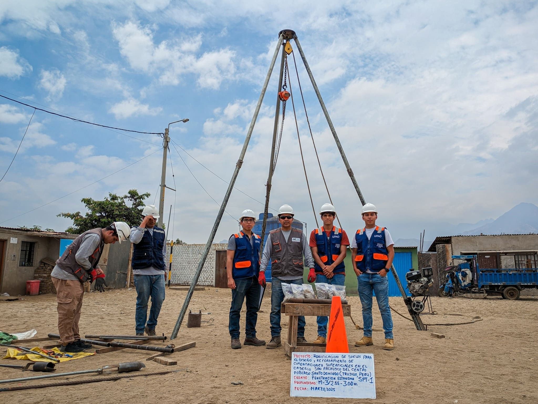 Equipo de JVC consultor&iacute;a geotecnia